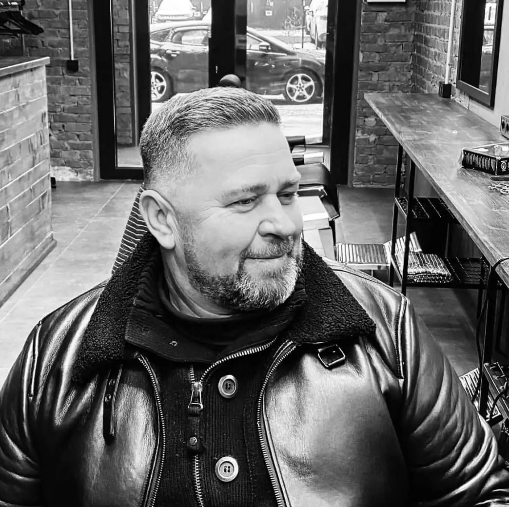 Detail of fresh fade